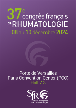 37e Congrès Français de Rhumatologie - 2024